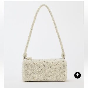 Zara Pearl and Diamond Mini Duffle Bag